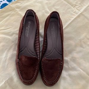 Suede wedges - size 7